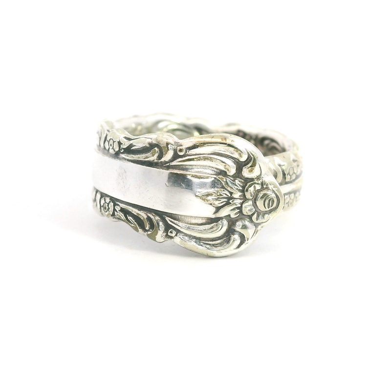 Silver Spoon Ring Size 4.5