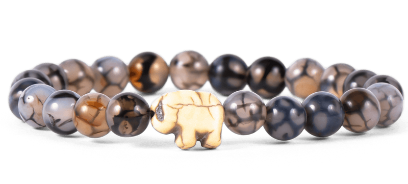Elephant Tracking Bracelet in Keystone