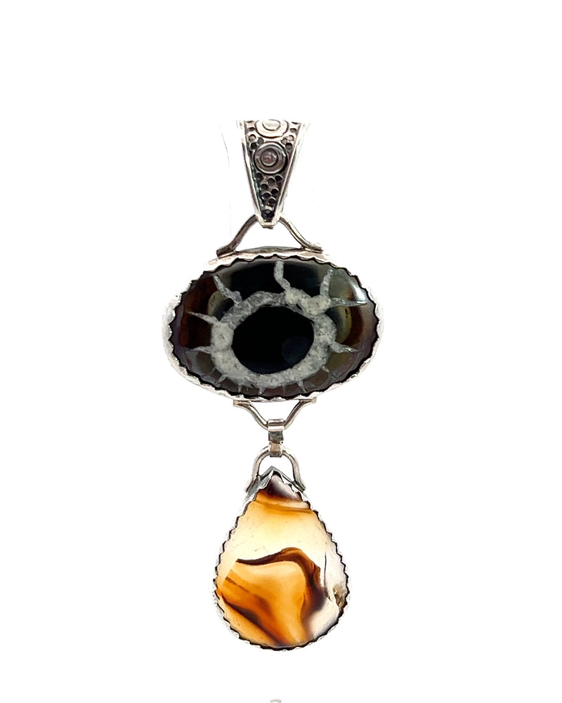 Sterling Silver Double Hanging