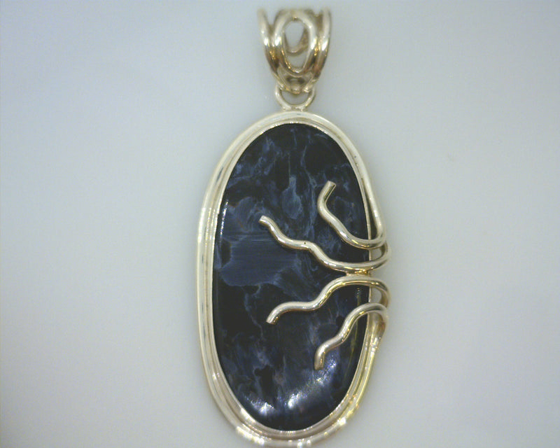STERLING SILVER PETERSITE PEND