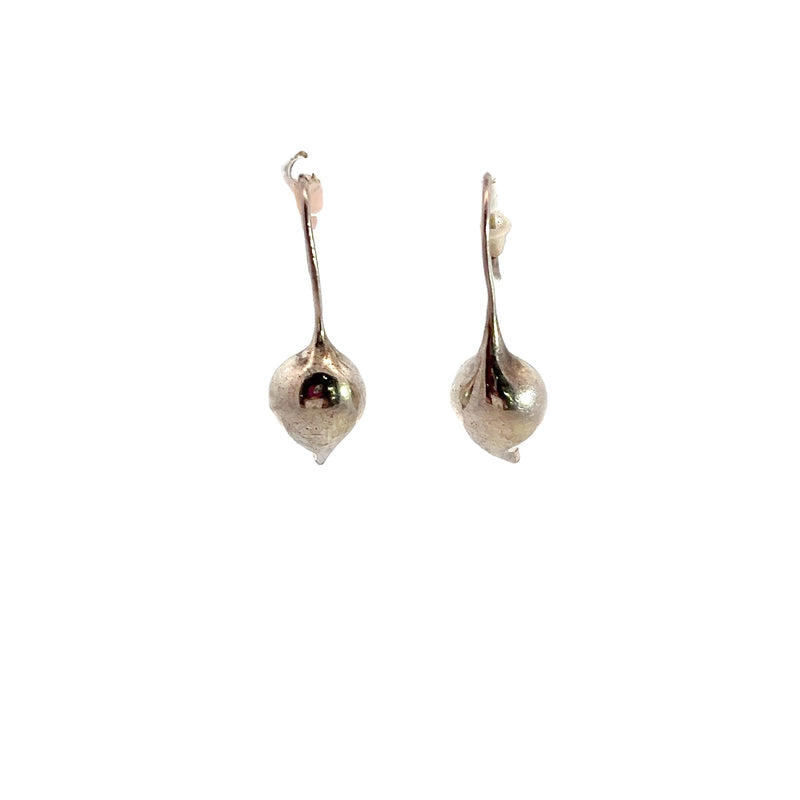 Michael Dawkins Teardrop Silver Earrings