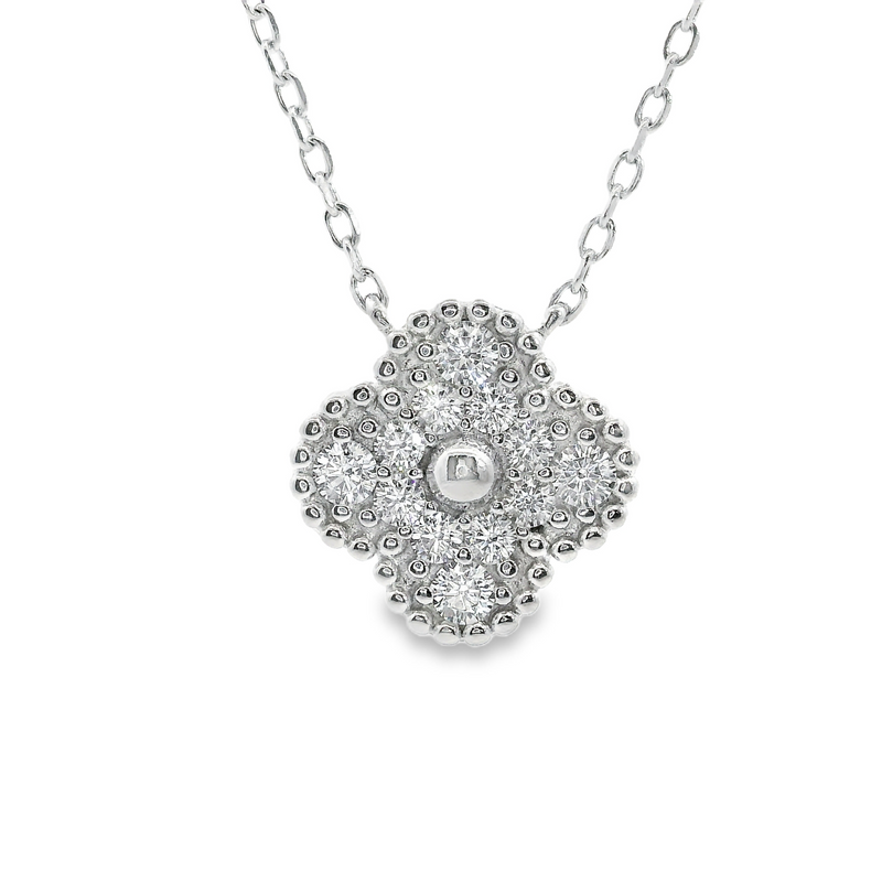 Sterling Silver CZ Necklace