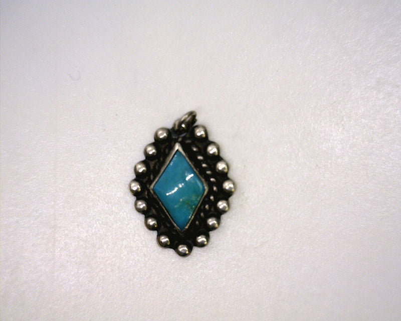 Sterling Silver Turquoise Pendant