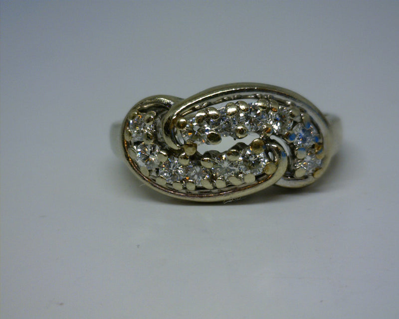 14K WG DIAMOND RING