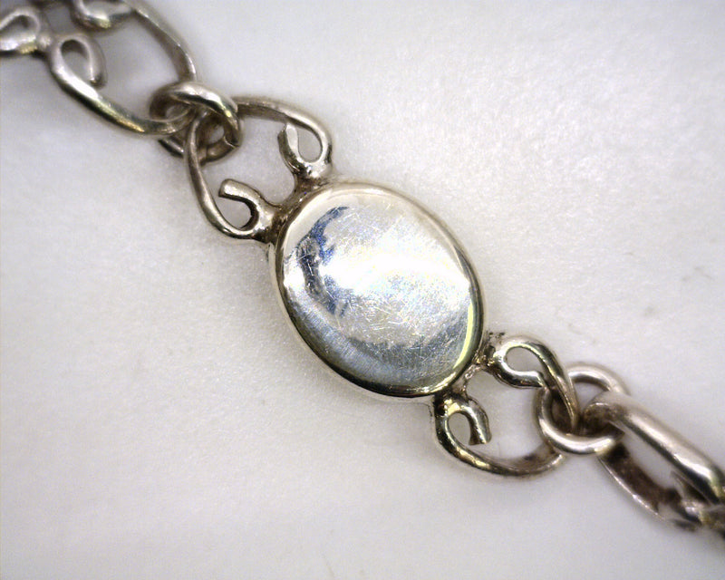 Sterling Silver Engravable Plate Bracelet
