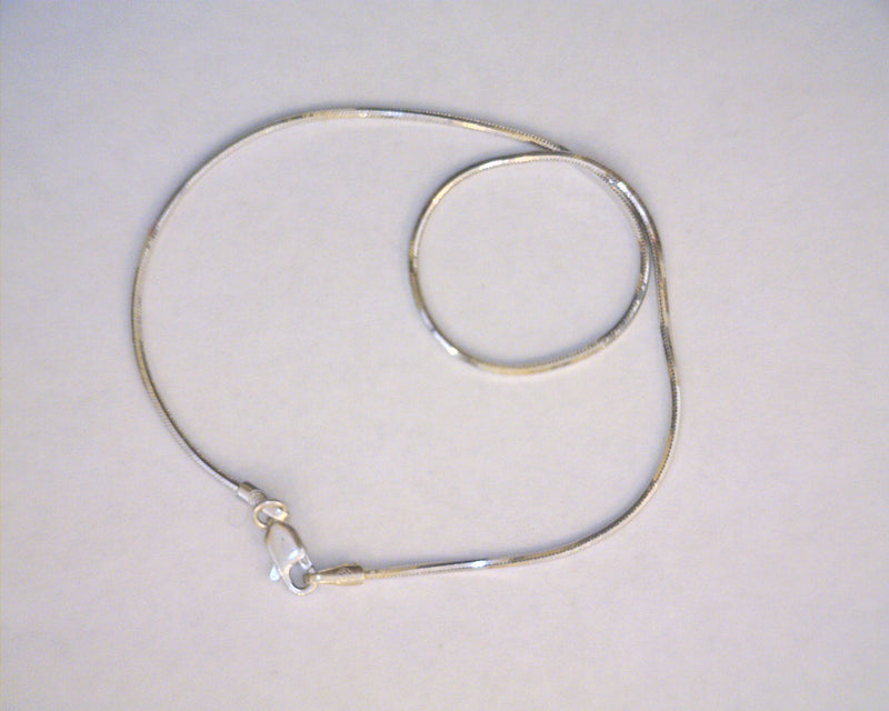 14K WG SNAKE CHAIN ANKLET 9