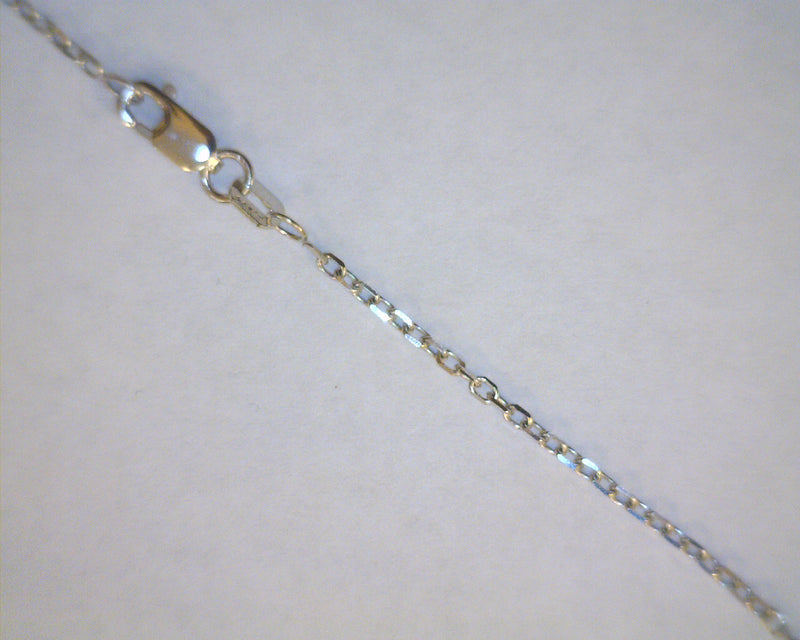 14K WG LINK CHAIN 18