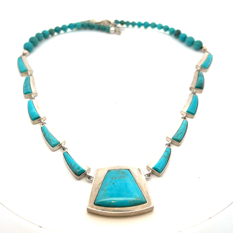 Jay King Sterling Silver Turquoise Necklace