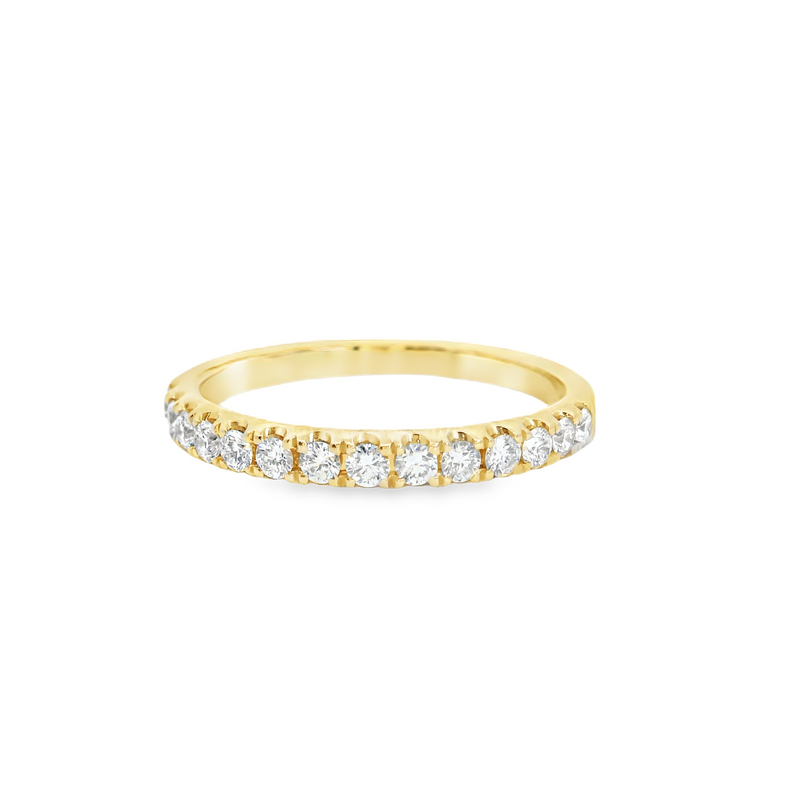 14K YG Diamond Band