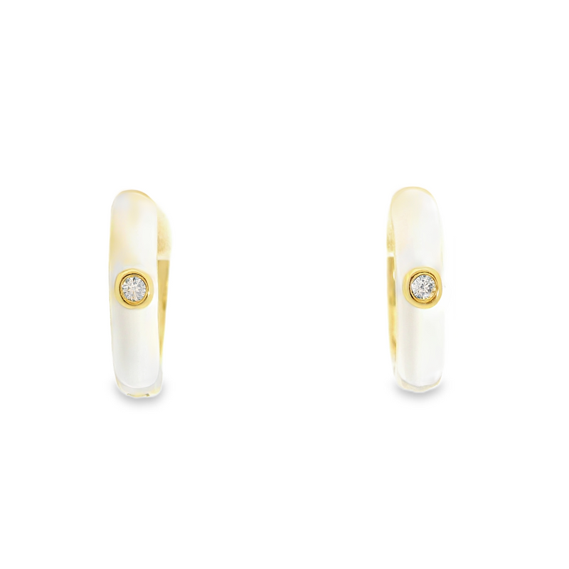 Gold Plated Huggie Earrings