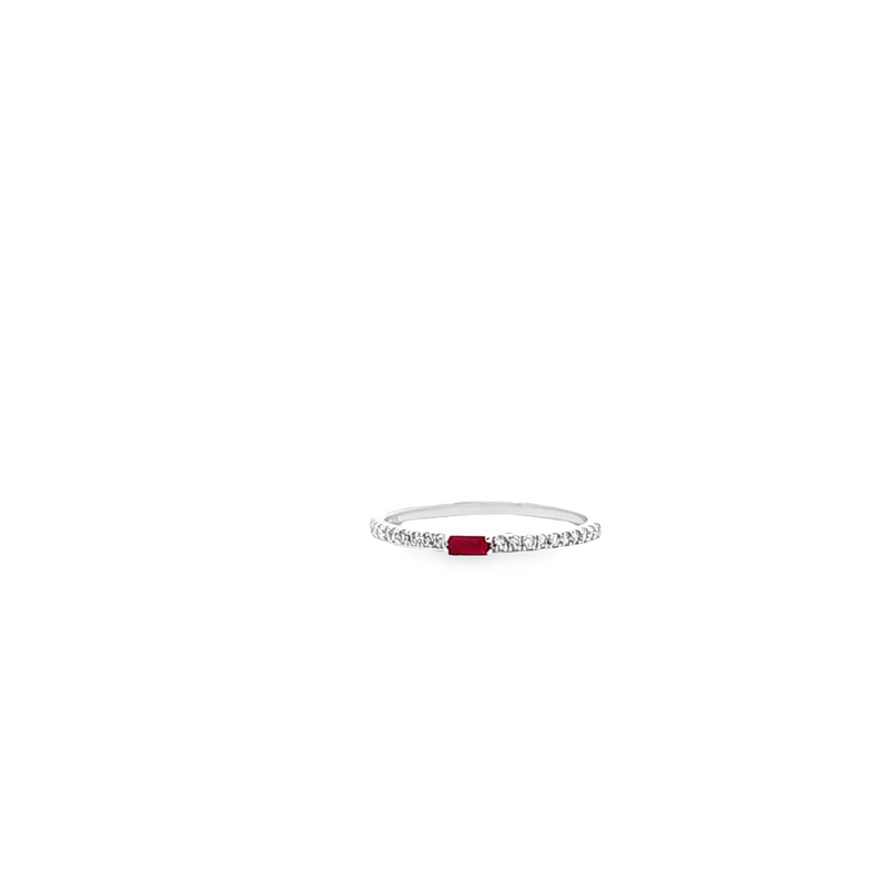 14K WG Stackable Band
