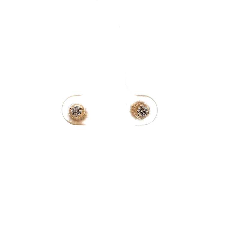 14K YG Diamond Studs