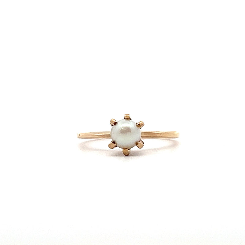 14K YG Pearl Ring