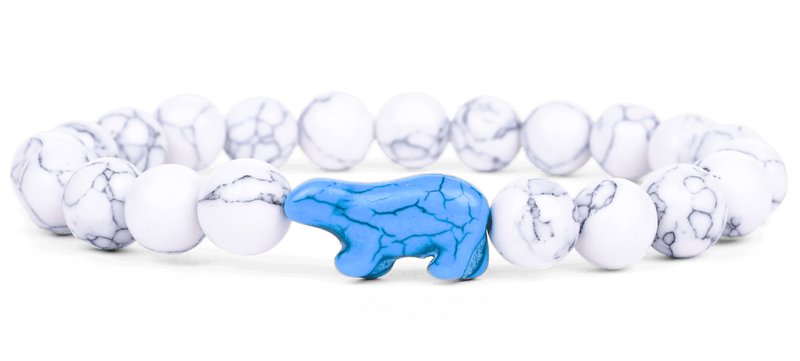 Polar Bear Tracking Bracelet in Arctic White