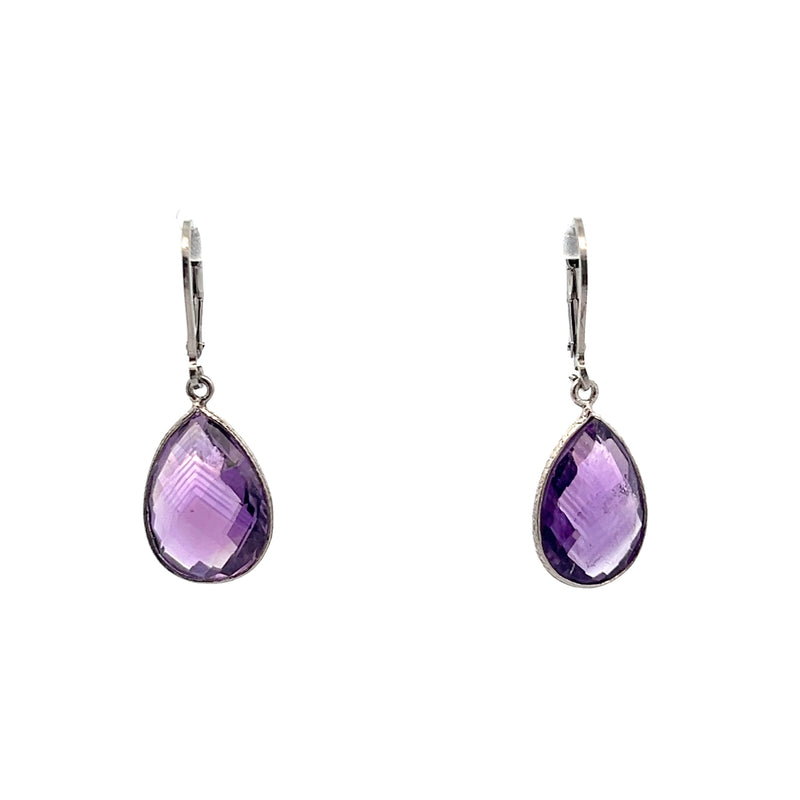 Sterling Silver Amethyst Earrings