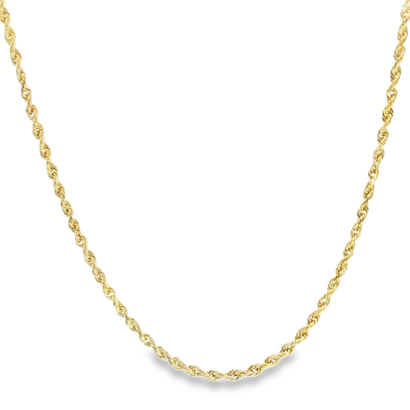 14K YG Rope Chain 18