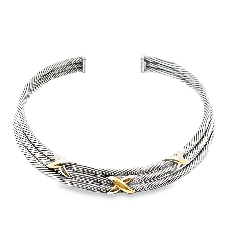 David Yurman Triple X Cable Collar