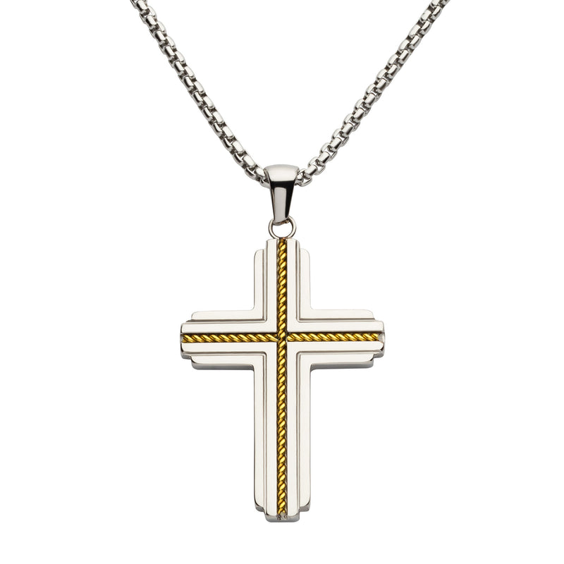 18Kt Gold IP Stainless Steel R