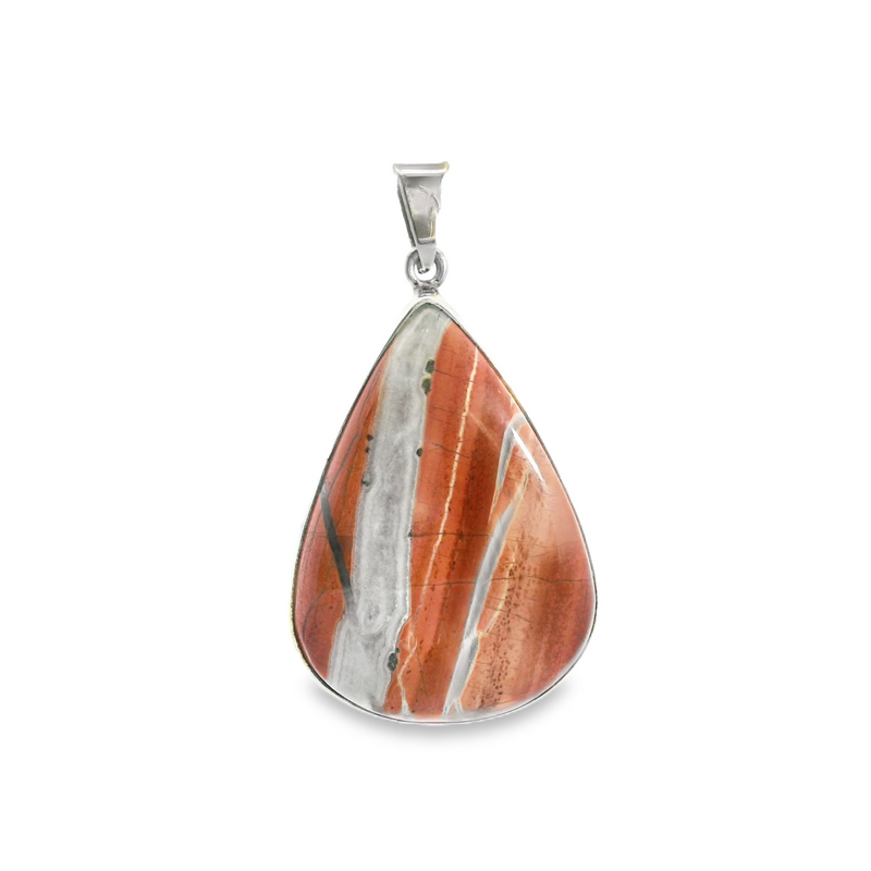 Sterling Silver Jasper Pendant