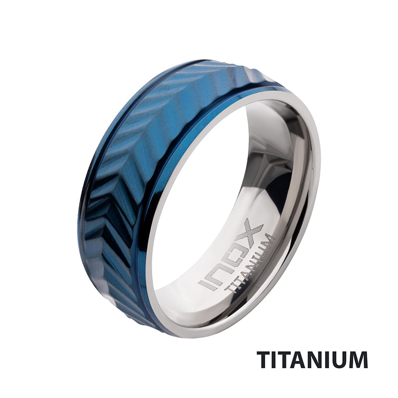 Blue IP Titanium Matte Finish