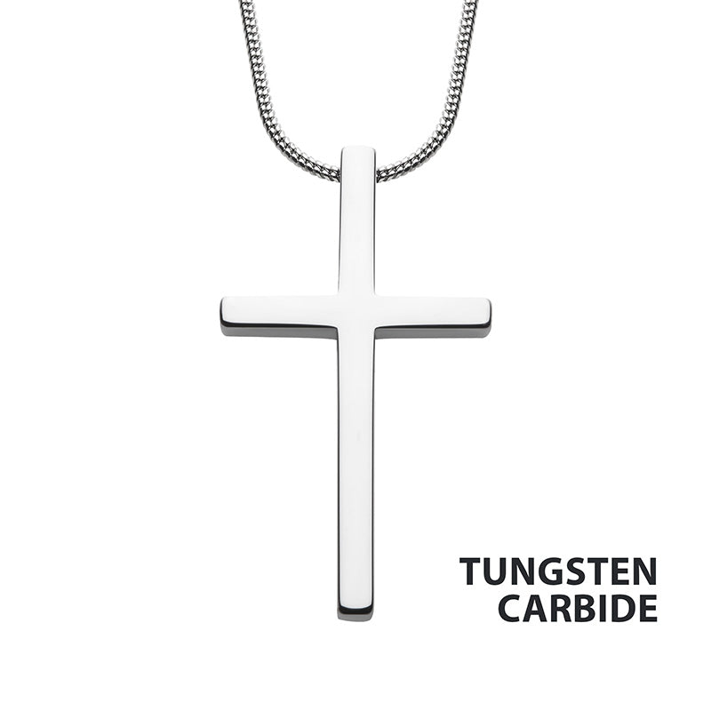Tungsten Carbide Cross Pendant