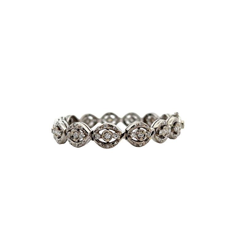 14K WG Diamond Tennis Bracelet