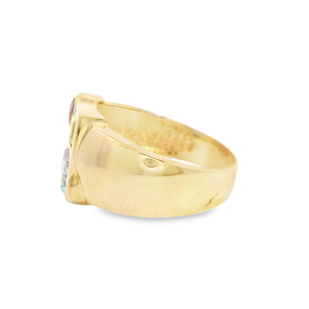 14K YG Semi Precious Stone Ring