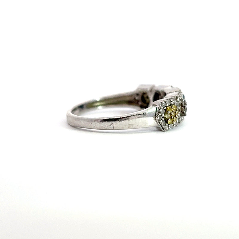 Sterling Silver Diamond Ring