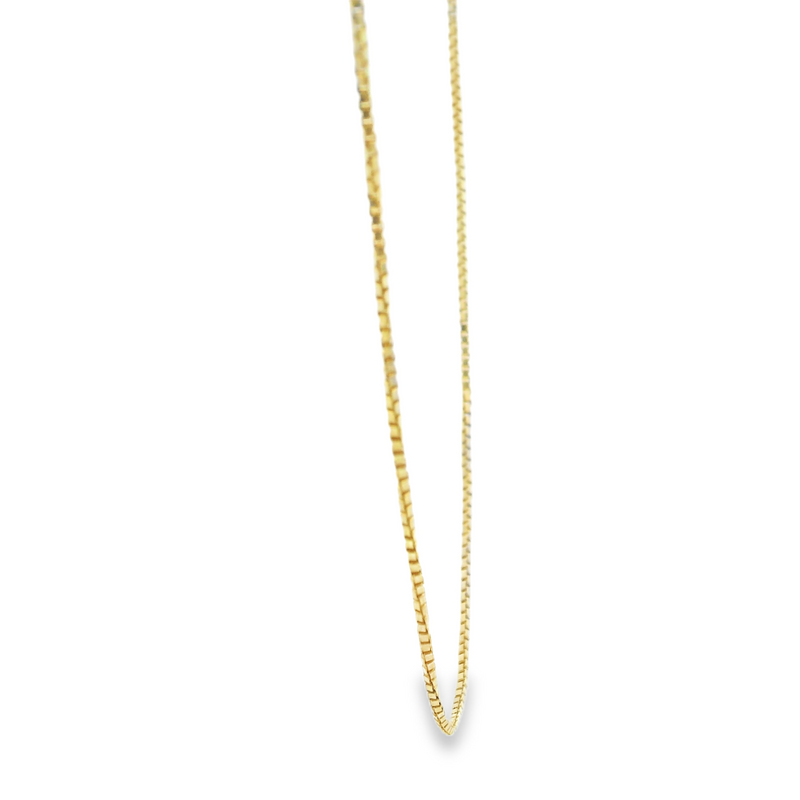 14K YG Box Chain 20"