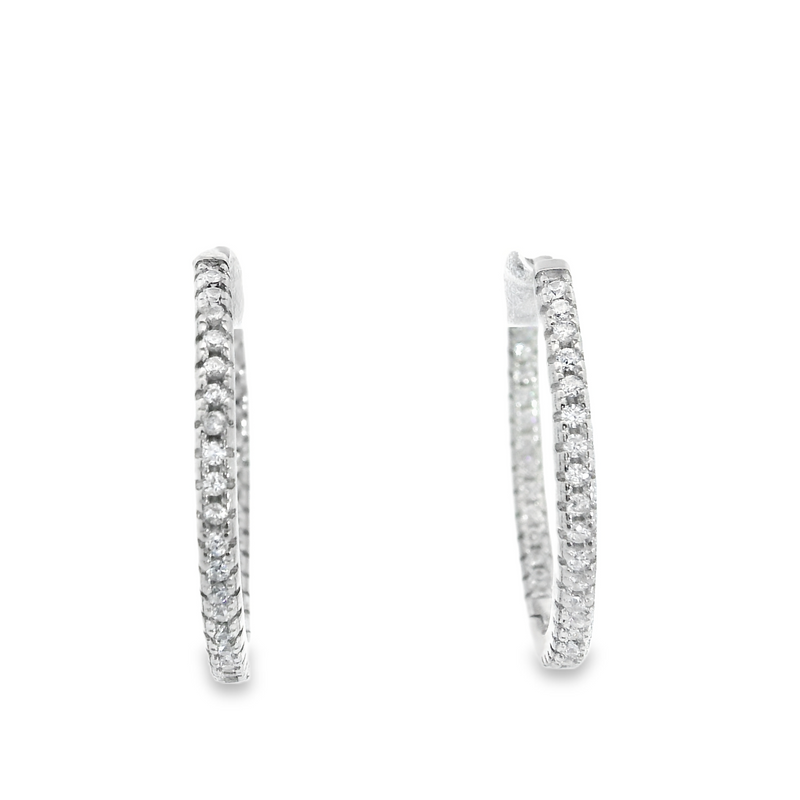 Sterling Silver  Hoop Earrings