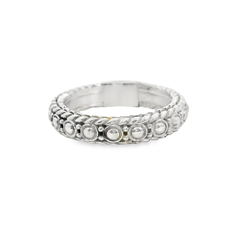 Sterling Silver Bead Style Band Size 7