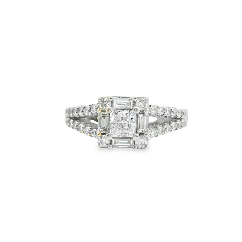 14K WG Diamond Ring