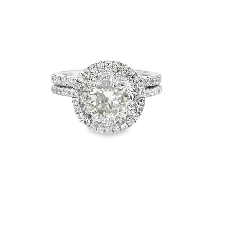 18K WG DIAMOND  SET