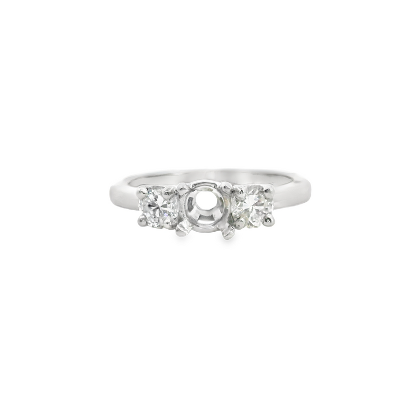 PLATINUM  DIAMOND RING MOUNTING