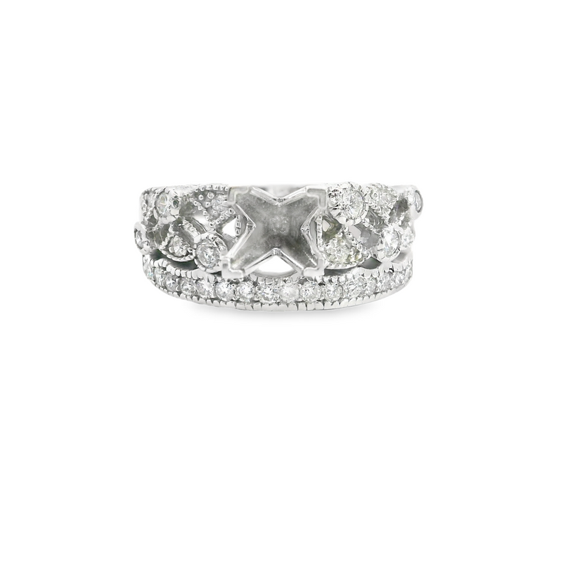 14K WG DIAMOND SET