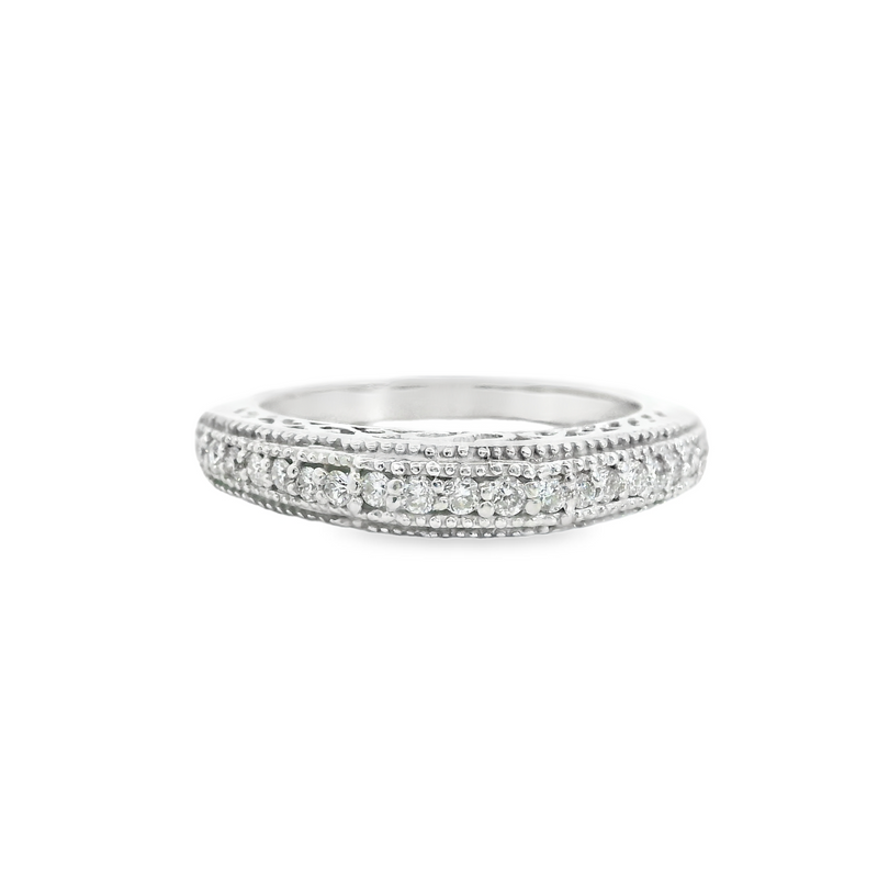 14K WG DIAMOND BAND