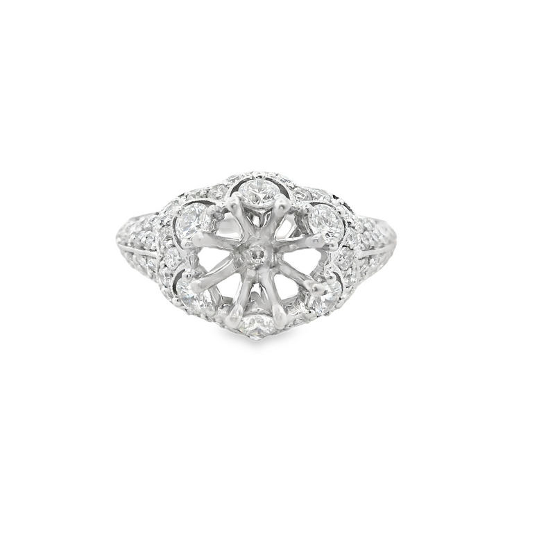 18K WG DIAMOND ENGAGEMENT RING