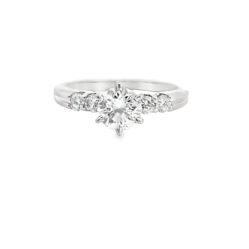 14K WG CLASSIC DIAMOND ENGAGEMENT RING