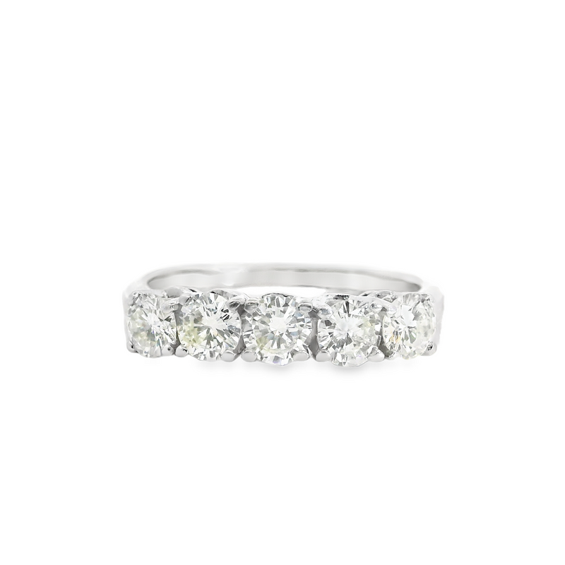 14K WG DIAMOND BAND