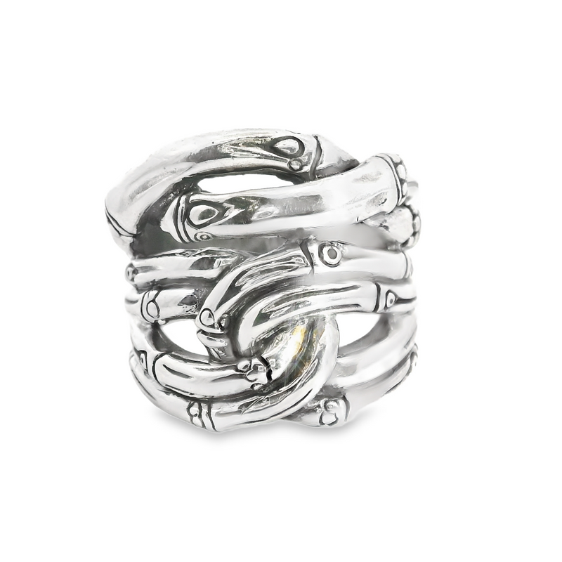 John Hardy Bamboo Silver Ring