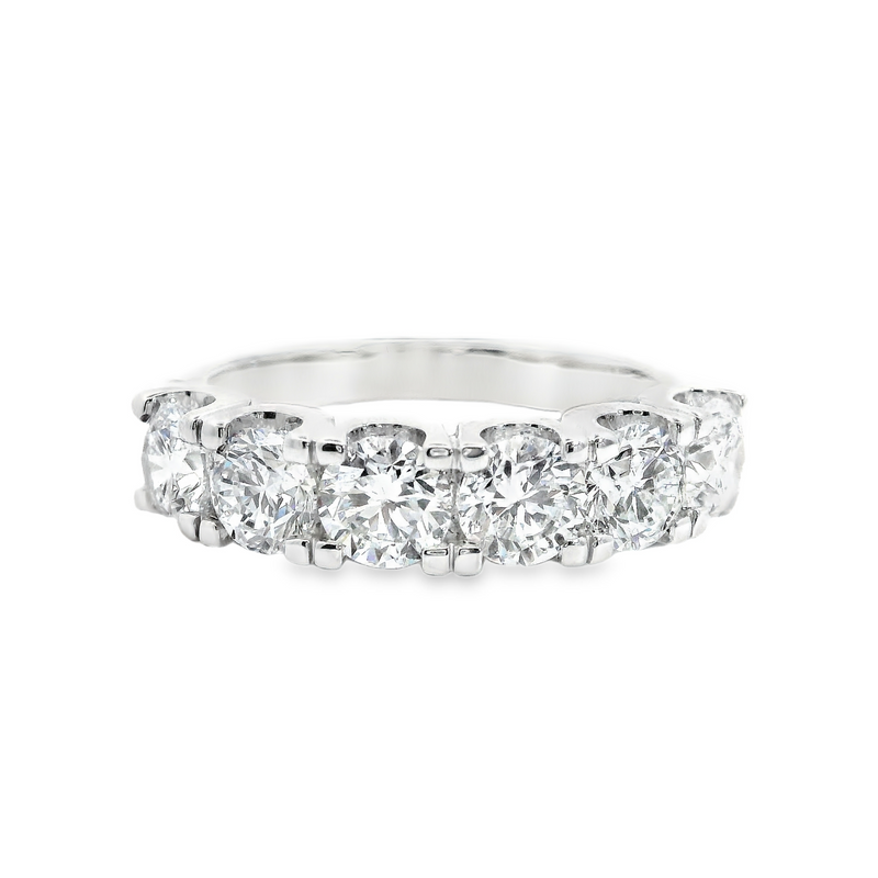 10K WG Lab Grown Diamond Wedding Band