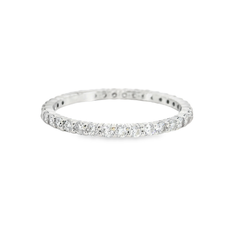 14K WG Eternity Diamond Band
