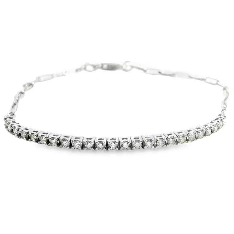 14K WG Diamond Bracelet
