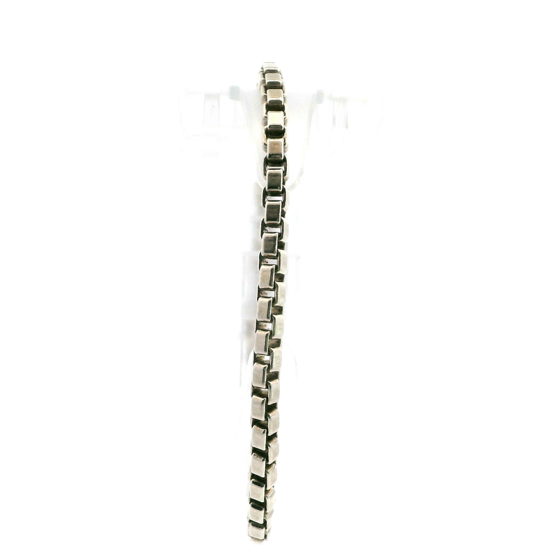 Tiffany & Co Venetian Box Chain Bracelet 7.5