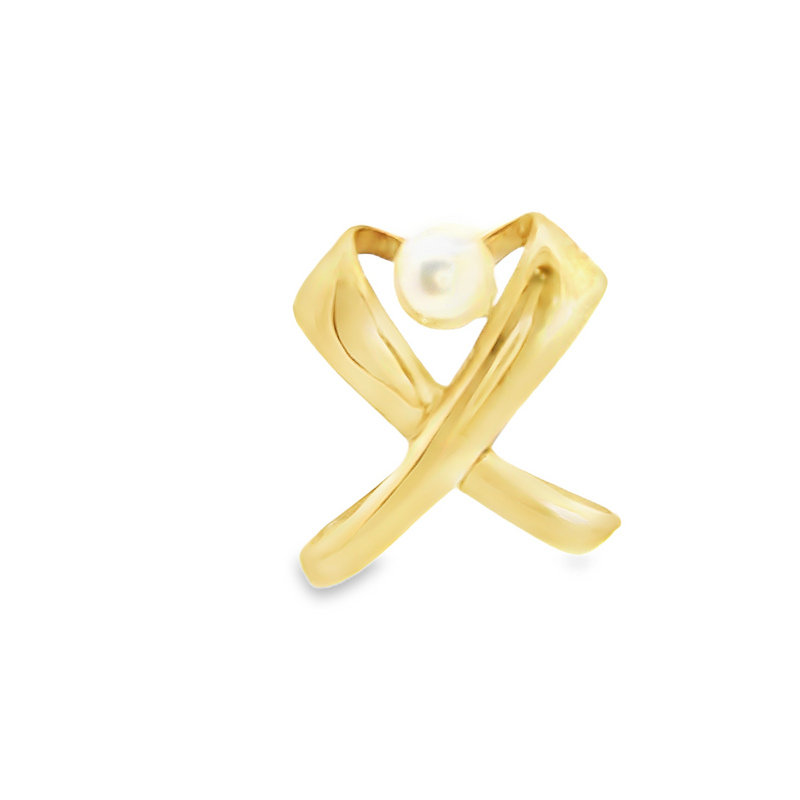 10K YG Pearl Pendant