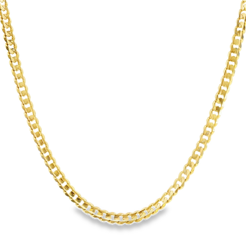 14K YG Curb Link Chain 20