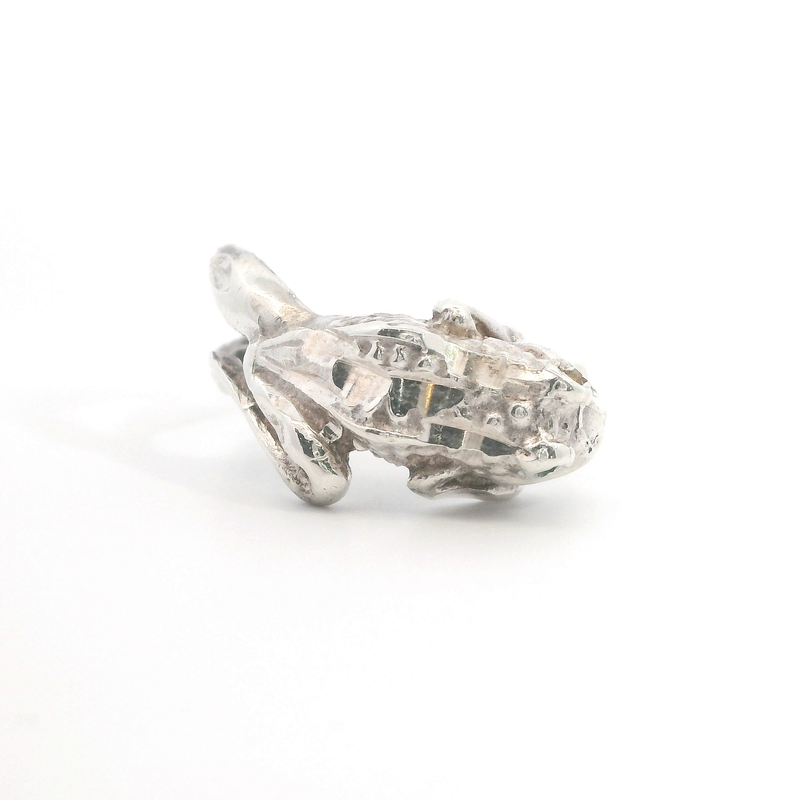 Sterling Silver Frog Ring
