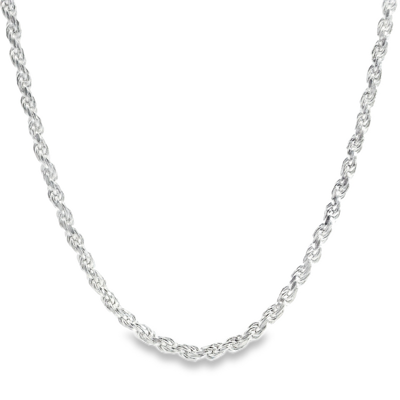 Sterling Silver Rope Chain