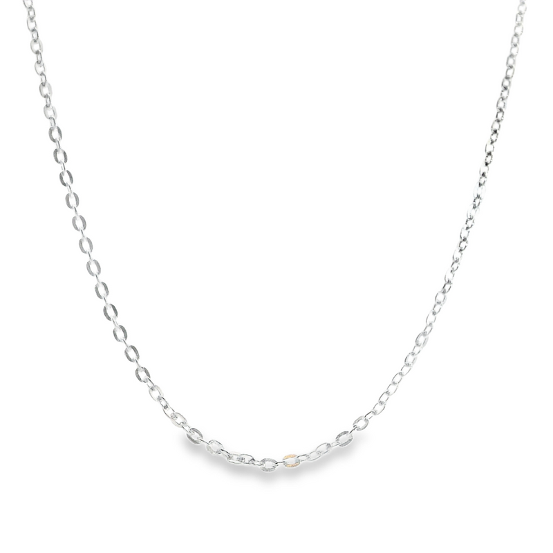 Sterling Silver Diamond Cut Cable Chain