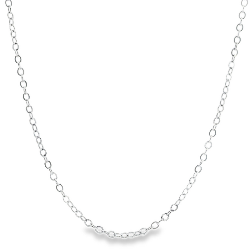 Sterling Silver Diamond Cut Cable Chain